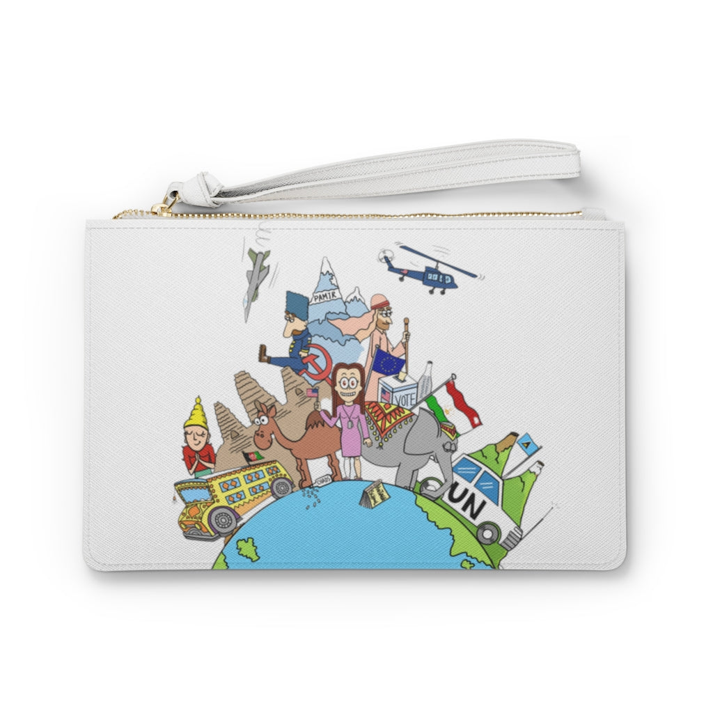 Tales from 10 D Expat Edition Clutch Bag